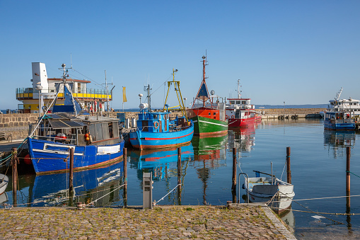 Fishing boats in the port of Sassnitz