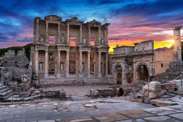 istock Celsus Library at Ephesus ancient city in Izmir, Turkey. 1220366189