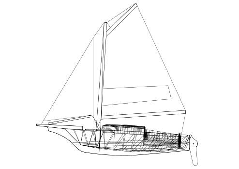 Sailing Boat blueprint