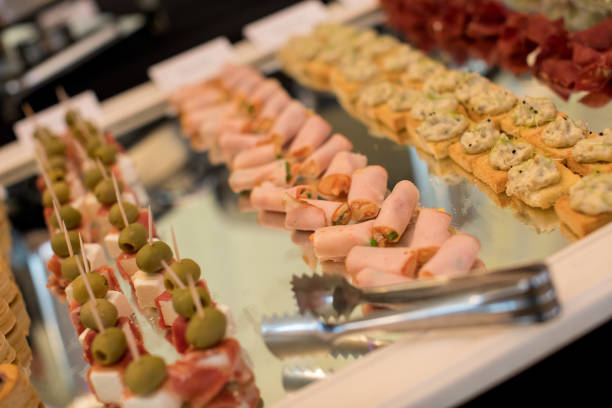 istock Delicious food settings in restaurant 1220367656
