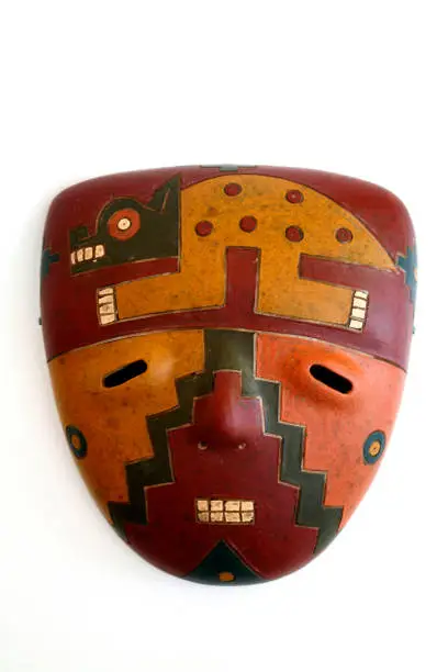 Photo of inca peruvian ancient mask