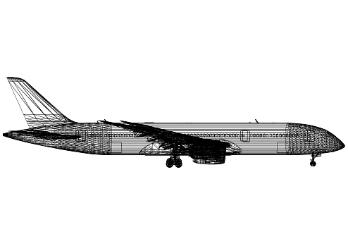 Image is intended for editorial use - American Airlines Regional Passenger Jet