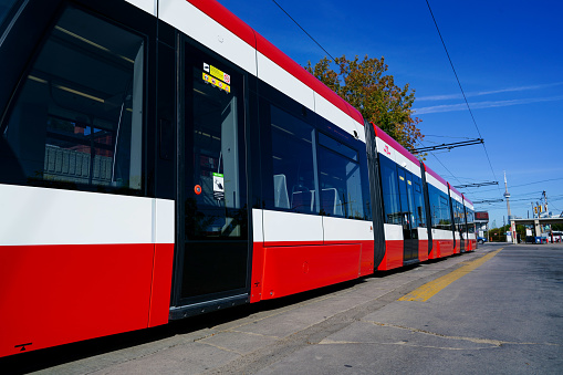 TTC STREETCAR, Downtown Toronto, Canada - Public Transit