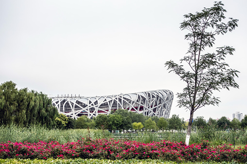 Beijing, China - June 14, 2015: The Beijing National Stadium \