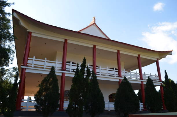 istock Statue at Buddhist temple in Iguassu Falls (Templo Budista Foz do Iguacu) 1220376940