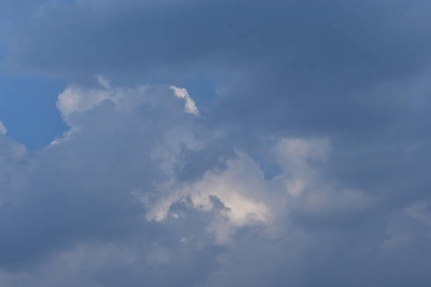istock Blue Sky with White Clouds, Nature Background. 1220378288