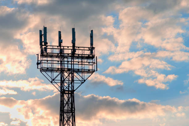 istock communication mast with antennas against a cloudy sky 1220381459
