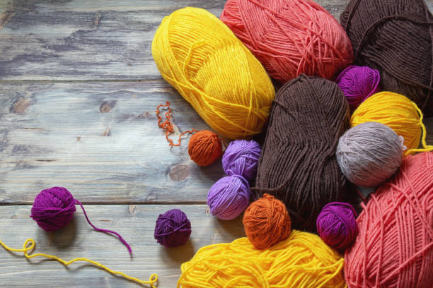istock Colorful balls of wool 1220382190