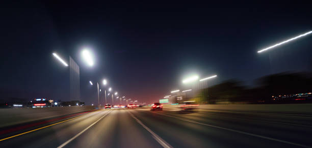 istock Car point of view on highway 1220383375