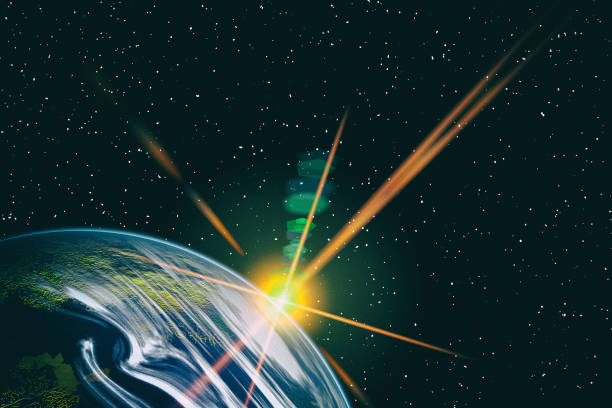 istock Planet earth and fascinating sunrise. Science. 1220384939