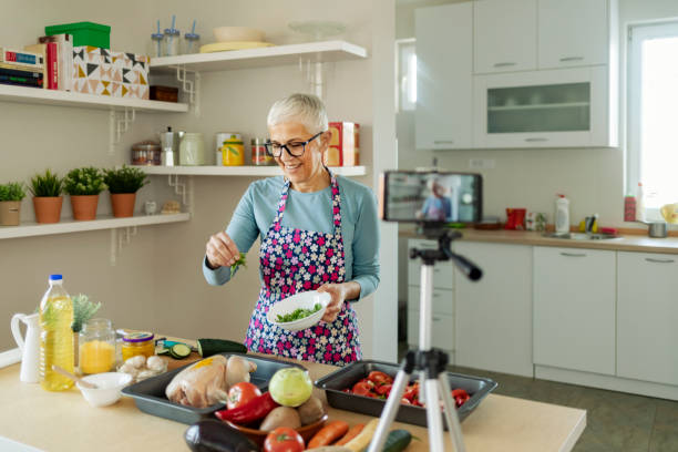 istock Senior Female Vlogger 1220385917