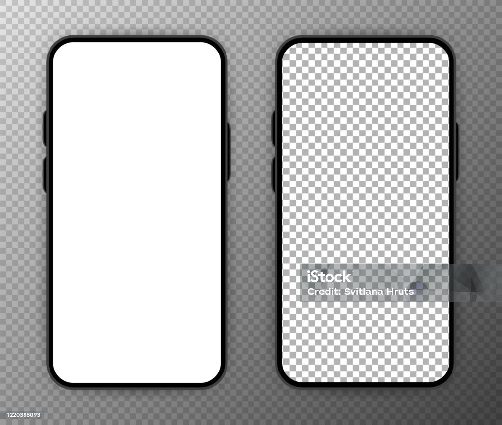 Hai Bộ Mockup Điện Thoại Thông Minh Thực Tế Điện Thoại Di Động ...
