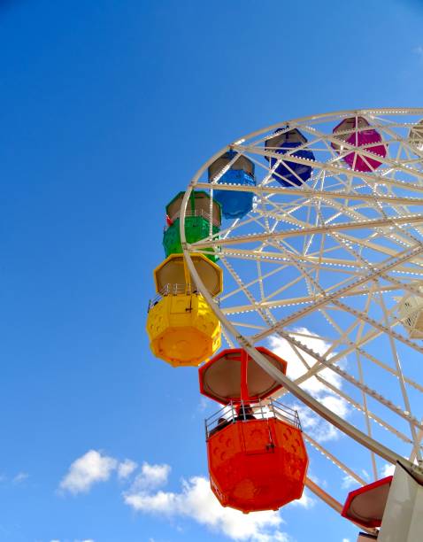 istock Tibidabo mountain ferry wheel views 1220393722