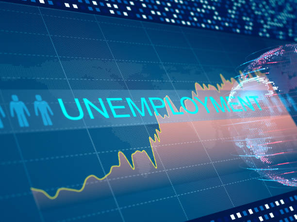 massive entlassungen von menschen weltweit 2020 rezession - unemployment rate stock-fotos und bilder