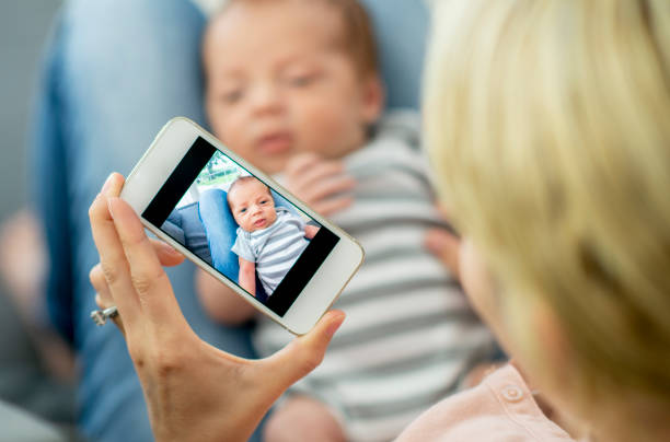 istock Mother and newborn son 1220409147