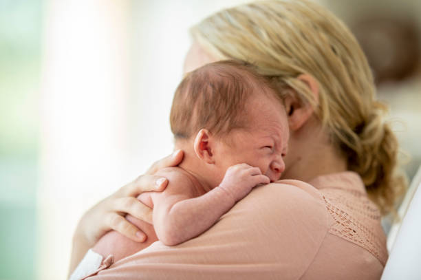 istock Mother and newborn son 1220409688