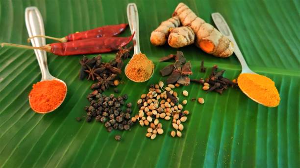 istock indian kerala assorted set of spices and curry powder 1220411619