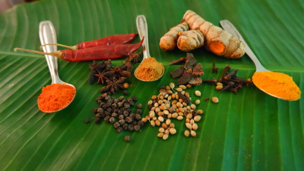 istock indian kerala assorted set of spices and curry powder 1220411676