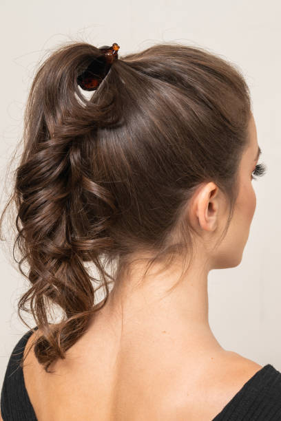 istock Woman With Hair Clips 1220413475