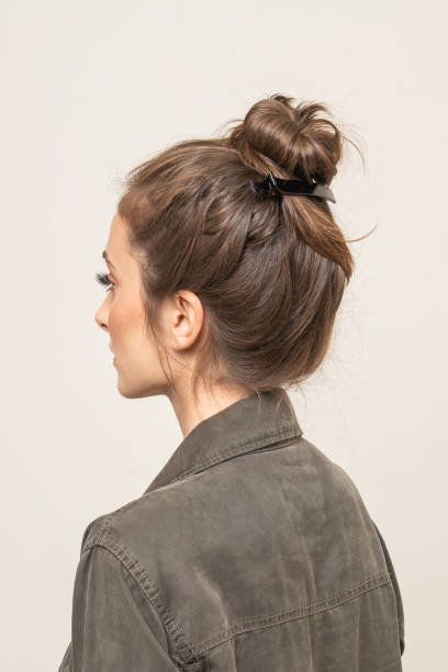 istock Woman With Hair Clips 1220419455