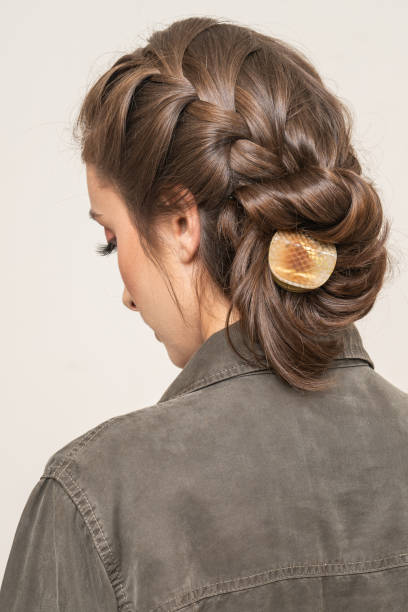 istock Woman With Hair Clips 1220419500