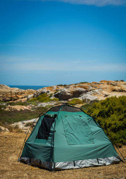 Tent near seaside