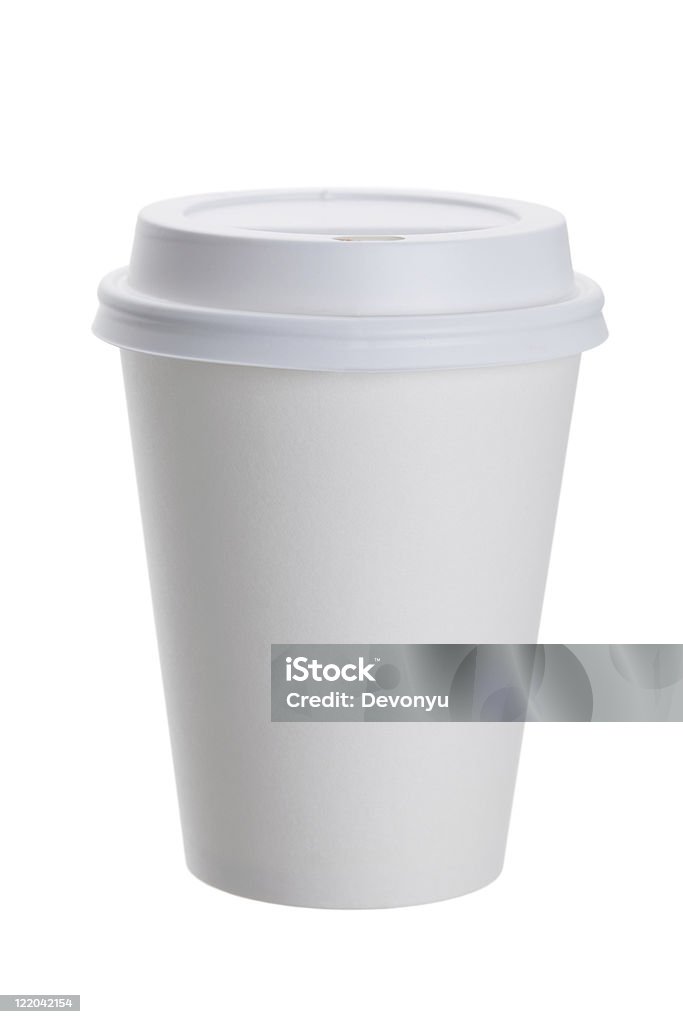Weißem Papier Cup - Lizenzfrei Behälter Stock-Foto