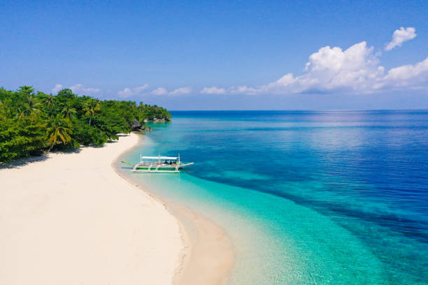 istock Mahaba Island, Philippines. Beautiful white sand beach 1220421971