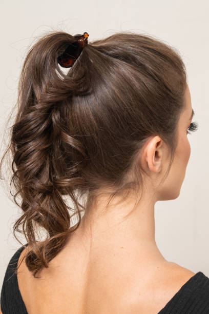 istock Woman With Hair Clips 1220423718