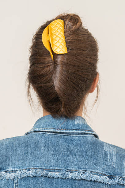 istock Woman With Hair Clips 1220424713