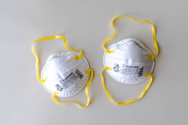 istock N95 Surgical mask in isolated 1220424826
