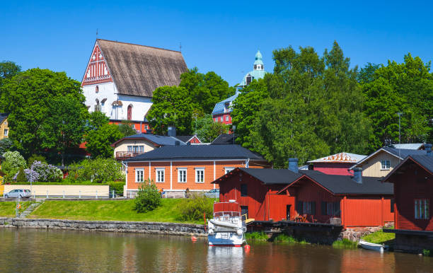istock Porvoo old town, summer landscape 1220425608