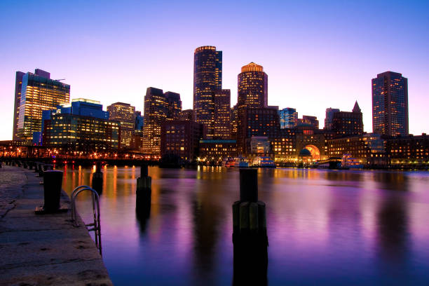 istock Boston Harbor and Financial District 1220427007