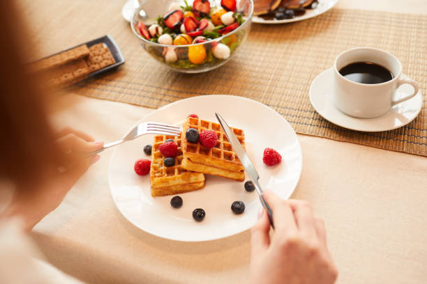 istock Woman Enjoying Delicious Dessert 1220430584