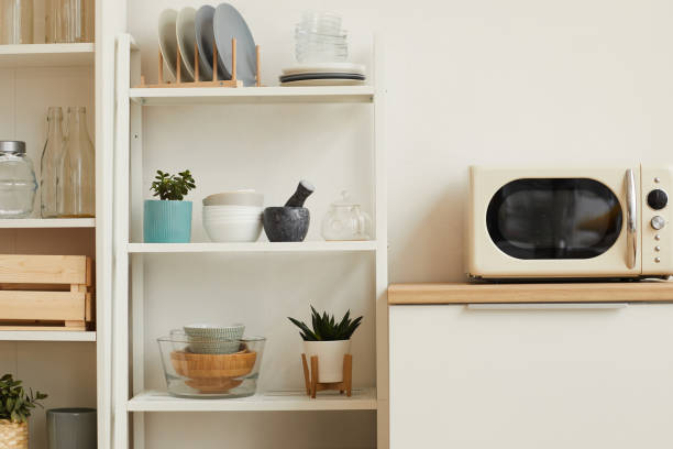 istock Minimal Kitchen with Wooden Details 1220430770