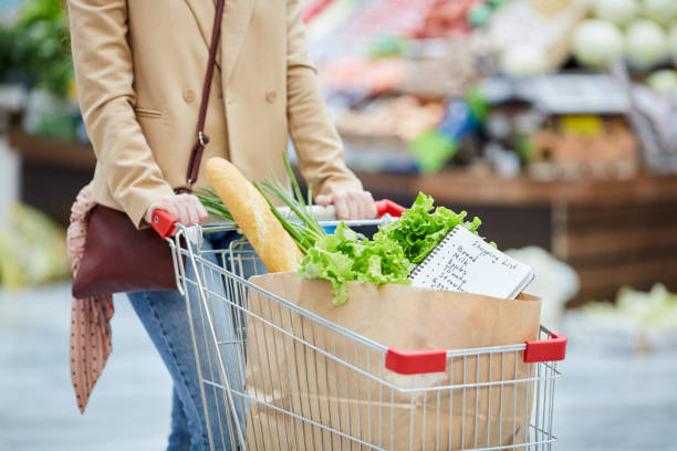 istock Woman Buying Food 1220431005
