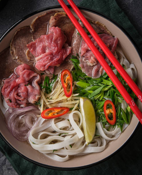 istock Vietnamese traditional soup pho bo. 1220431918