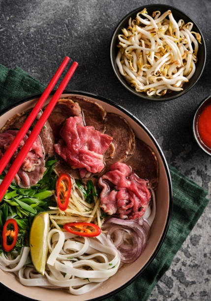 istock Vietnamese traditional soup pho bo. 1220435365