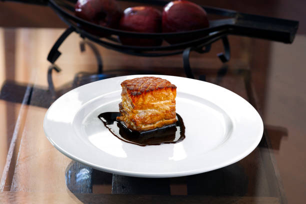 istock Grilled pork belly meat, BBQ 1220436959