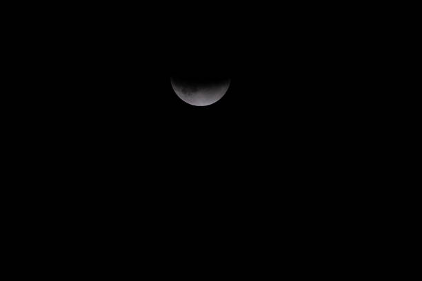 Moon eclipse stock photo