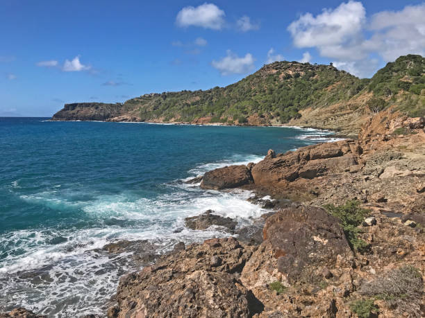 istock Antigua Coastline as seen from Fort Berkeley 1220447711