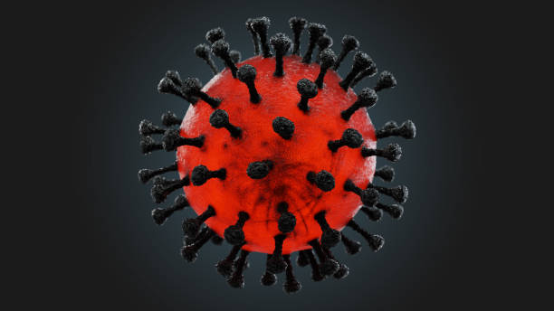istock Covid 19 black and orange 1220448054
