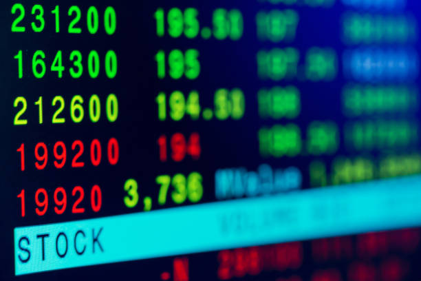 istock Stock exchange market business concept with selective focus effect. 1220448168