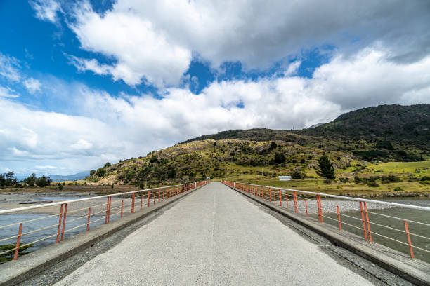istock Carretera Austral bridge in the Chilean Patagonia 1220448357