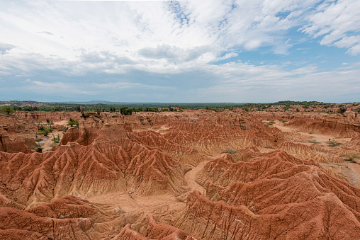 Tatacoa desert located near the city of Neiva