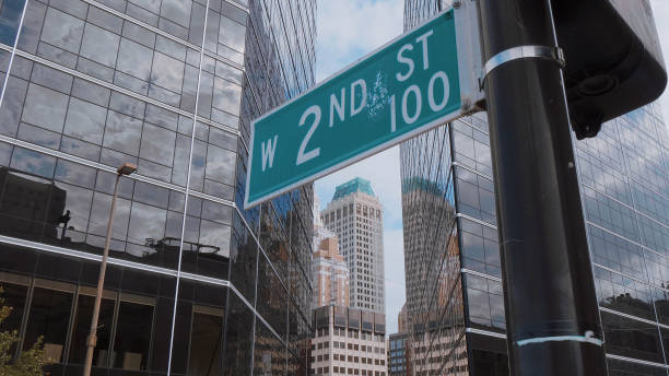 Street sign in Downtown Tulsa