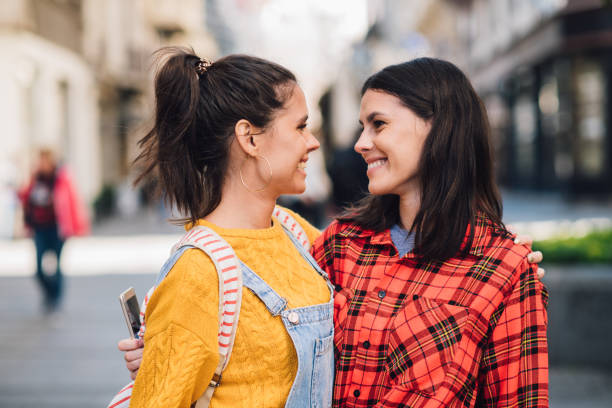 istock Portrait of cute twins 1220457841