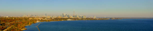 istock Toronto downtown towers illuminated sunset panorama Canada 1220464256