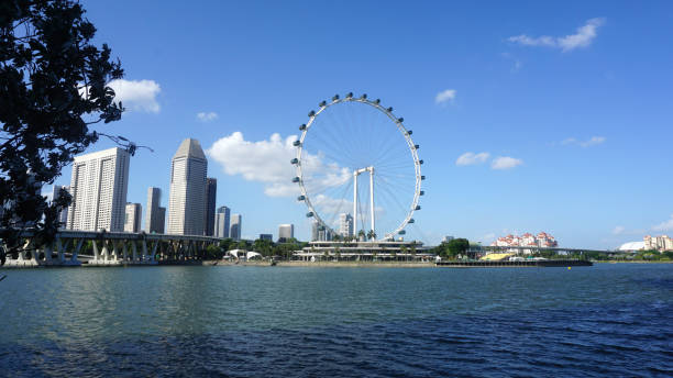 istock Ferris wheel and the harbour 1220470689