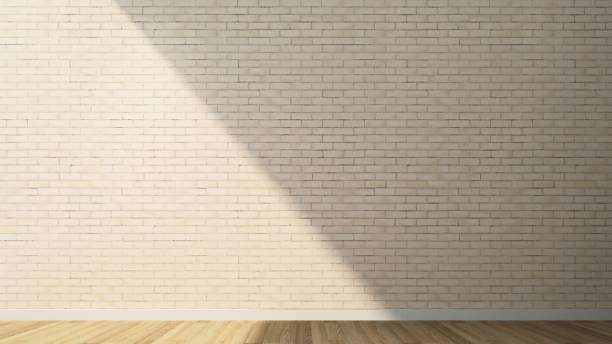 istock Interior empty space in condominium and wall wood decoration - 3D Rendering 1220472773
